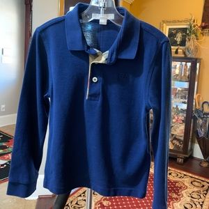 Navy Long sleeve polo